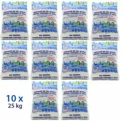 Traitement Au Sel - Sel Pour électrolyse Piscine - 10x25kg De Centrocom