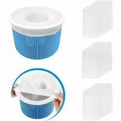 ILOVEMILAN 30 Pi&egrave;ces Pool Skimmer Socks, Chaussettes D'&eacute;cumeur De Piscine Perfect Filter Savers Pour Panier De Skimmer De Filtre, Doublure D'&eacute;cran En Maille Ultra Fine Pour Panier De Piscine