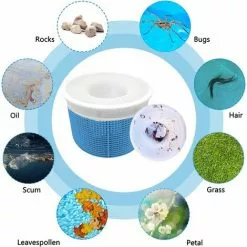 ILOVEMILAN 30 Pi&egrave;ces Pool Skimmer Socks, Chaussettes D'&eacute;cumeur De Piscine Perfect Filter Savers Pour Panier De Skimmer De Filtre, Doublure D'&eacute;cran En Maille Ultra Fine Pour Panier De Piscine -Pompe et filtre de piscine Soldes 32732824 4