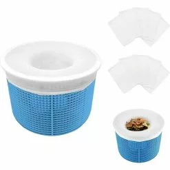 ILOVEMILAN Pool Skimmer Socks, 10 Pi&egrave;ces Chaussettes D'&eacute;cumeur De Piscine Perfect Filter Savers Pour Panier De Skimmer De Filtre, Doublure D'&eacute;cran En Maille Ultra Fine Pour Panier De Piscine