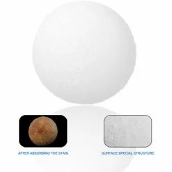 ASUPERMALL Boules De Filtre En Eponge Blanche, Boule De Filtre De Nettoyage De Piscine Reutilisable Ecologique, 8Pcs - 8Pcs -Pompe et filtre de piscine Soldes 33603274 3