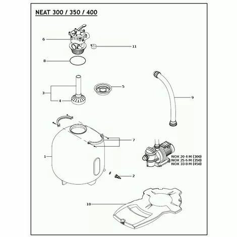ESPA Equipo De Filtración ESP NEAT 350 6TP 0,25CV 6 M3 / H 4 ESPA Equipo De Filtración ESP NEAT 350 6TP 0,25CV 6 M3 / H – Image 4