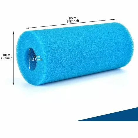 LangRay 4 Pièces Éponge Filtrante Type A, Cartouche De Filtre En Mousse, Mousse Pour Filtre Piscine, Réutilisables Et Lavables, Filtre En Mousse Pour Spa, Piscine, Jacuzzi 3 LangRay 4 Pièces Éponge Filtrante Type A, Cartouche De Filtre En Mousse, Mousse Pour Filtre Piscine, Réutilisables Et Lavables, Filtre En Mousse Pour Spa, Piscine, Jacuzzi – Image 3