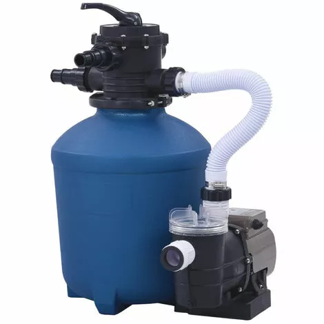 ASUPERMALL Pompe Filtrante A Sable Avec Minuterie 530 W 10980 L/h 1 ASUPERMALL Pompe Filtrante A Sable Avec Minuterie 530 W 10980 L/h