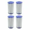 Lot De 4 Cartouches De Filtration Pour Pompe De Piscine - Type III - A/C - Linxor - Blanc
