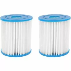 ILOVEMILAN Paquet De 2 Cartouches Filtrantes De Piscine De Type I, Vagues De Piscine De Type I, Cartouche Filtrante Lavable De Rechange Pour Le Nettoyage Du Filtre