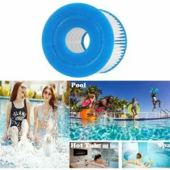 ILOVEMILAN Paquet De 2 Cartouches Filtrantes De Piscine De Type I, Vagues De Piscine De Type I, Cartouche Filtrante Lavable De Rechange Pour Le Nettoyage Du Filtre -Pompe et filtre de piscine Soldes 37036165 4