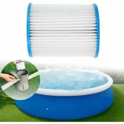 ILOVEMILAN Paquet De 2 Cartouches Filtrantes De Piscine De Type I, Vagues De Piscine De Type I, Cartouche Filtrante Lavable De Rechange Pour Le Nettoyage Du Filtre -Pompe et filtre de piscine Soldes 37036165 5