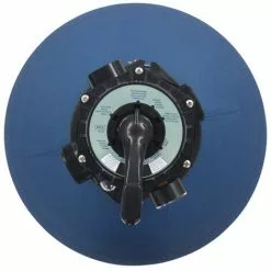 HAPPYSHOPPING Filtre A Sable Pour Piscine Avec Vanne 6 Positions Bleu 560 Mm -Pompe et filtre de piscine Soldes 40445019 5