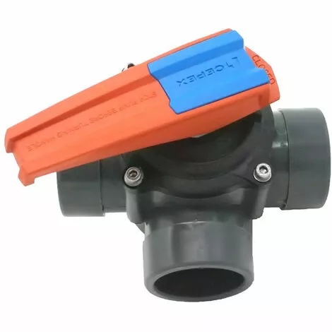 ø 50 Mm, Vanne Trois Voies Pvc. - Cepex 2 ø 50 Mm, Vanne Trois Voies Pvc. - Cepex – Image 2