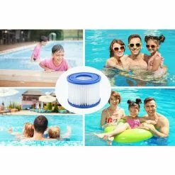 SUNFLOWER Cartouches ​filtrantes De Rechange Pour Bestway VI, Pour Lay-Z-Spa Miami, Pour Coleman SaluSpa Filters 90352E Filtre De Piscine (Lot De 2) -Pompe et filtre de piscine Soldes 41543287 5