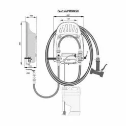 Centrale D'hygiène Et De Désinfection Seko Lefranc Bosi, Centrale 1 Produit, 15 M -Pompe et filtre de piscine Soldes 4186704 5
