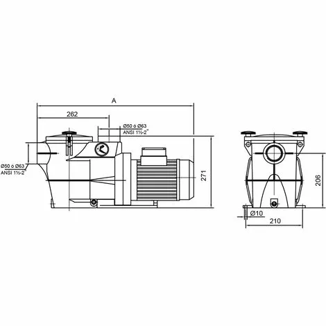 Pompe De Filtration 4.8m3/h Mono - Ks33m - Kripsol 4 Pompe De Filtration 4.8m3/h Mono - Ks33m - Kripsol – Image 4