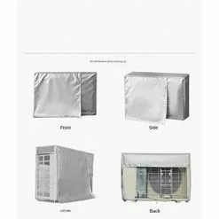 Housse Pour Pompe De Piscine, Climatiseur Exterieur Plus épaisse Couverture Imperméable De Climatiseur De Couverture Pour Unités Extérieures 75*26*57cm Fontainebleau -Pompe et filtre de piscine Soldes 43555493 4