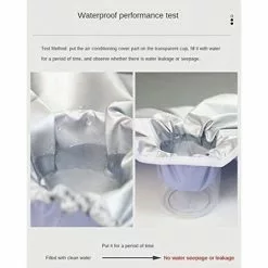 Housse Pour Pompe De Piscine, Climatiseur Exterieur Plus épaisse Couverture Imperméable De Climatiseur De Couverture Pour Unités Extérieures 75*26*57cm Fontainebleau -Pompe et filtre de piscine Soldes 43555493 5