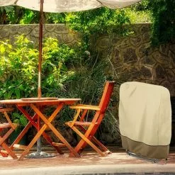 Housse Pour Pompe De Piscine, Protection Pour Chaise Longue Pliante, Housse Transat Jardin Anti-poussière, Imperméable, Anti-UV, Housse Relax Jardin 190D Oxford Pour Fauteuil Relax, 82×93cm Fontainebleau -Pompe et filtre de piscine Soldes 43562446 5