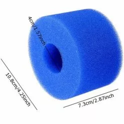 THSINDE 6 Pièces Éponge Filtrante Type S1, Cartouche De Filtre En Mousse, Réutilisables Et Lavables, Filtre En Mousse Pour Spa, Piscine -Pompe et filtre de piscine Soldes 44633762 5