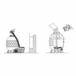 HAYWARD Filtre Pro Top Série Hi 9.5 M³/h Ø500 -Pompe et filtre de piscine Soldes 45429909 3