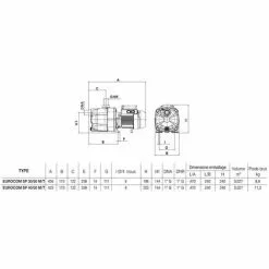 Surpresseur 0.75cv Triphasé - 036443 - Dab 5 Surpresseur 0.75cv Triphasé - 036443 - Dab -Pompe et filtre de piscine Soldes 46321862 3
