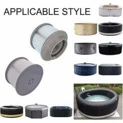 Filtres Pour Macaron, Cartouche Filtrante De Remplacement Pour , Cartouche Filtrante Pompe 2 Pack Convient Aux Modèles MSPA Cartouche Filtrante 7 Filtres Pour Macaron, Cartouche Filtrante De Remplacement Pour , Cartouche Filtrante Pompe 2 Pack Convient Aux Modèles MSPA Cartouche Filtrante -Pompe et filtre de piscine Soldes 46610083 3