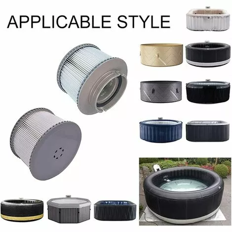 Filtres Pour Macaron, Cartouche Filtrante De Remplacement Pour , Cartouche Filtrante Pompe 2 Pack Convient Aux Modèles MSPA Cartouche Filtrante 3 Filtres Pour Macaron, Cartouche Filtrante De Remplacement Pour , Cartouche Filtrante Pompe 2 Pack Convient Aux Modèles MSPA Cartouche Filtrante – Image 3