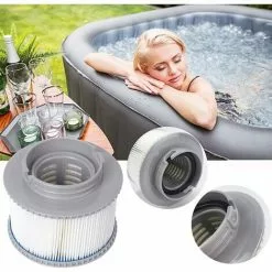 Filtres Pour Macaron, Cartouche Filtrante De Remplacement Pour , Cartouche Filtrante Pompe 2 Pack Convient Aux Modèles MSPA Cartouche Filtrante 9 Filtres Pour Macaron, Cartouche Filtrante De Remplacement Pour , Cartouche Filtrante Pompe 2 Pack Convient Aux Modèles MSPA Cartouche Filtrante -Pompe et filtre de piscine Soldes 46610083 5