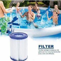 READCLY Cartouches Filtrantes Pour Bestway II Taille 2 Spa Remplacement Filtre De Piscine Gonflable Accessoires Cartouches Filtrantes Papier 106 X 136 Mm 2 Pièces. 7 READCLY Cartouches Filtrantes Pour Bestway II Taille 2 Spa Remplacement Filtre De Piscine Gonflable Accessoires Cartouches Filtrantes Papier 106 X 136 Mm 2 Pièces. -Pompe et filtre de piscine Soldes 48335212 3
