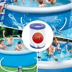 READCLY Cartouches Filtrantes Pour Bestway II Taille 2 Spa Remplacement Filtre De Piscine Gonflable Accessoires Cartouches Filtrantes Papier 106 X 136 Mm 2 Pièces. 8 READCLY Cartouches Filtrantes Pour Bestway II Taille 2 Spa Remplacement Filtre De Piscine Gonflable Accessoires Cartouches Filtrantes Papier 106 X 136 Mm 2 Pièces. -Pompe et filtre de piscine Soldes 48335212 4
