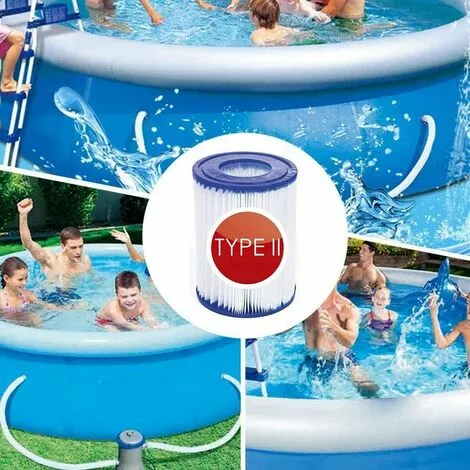 READCLY Cartouches Filtrantes Pour Bestway II Taille 2 Spa Remplacement Filtre De Piscine Gonflable Accessoires Cartouches Filtrantes Papier 106 X 136 Mm 2 Pièces. 4 READCLY Cartouches Filtrantes Pour Bestway II Taille 2 Spa Remplacement Filtre De Piscine Gonflable Accessoires Cartouches Filtrantes Papier 106 X 136 Mm 2 Pièces. – Image 4