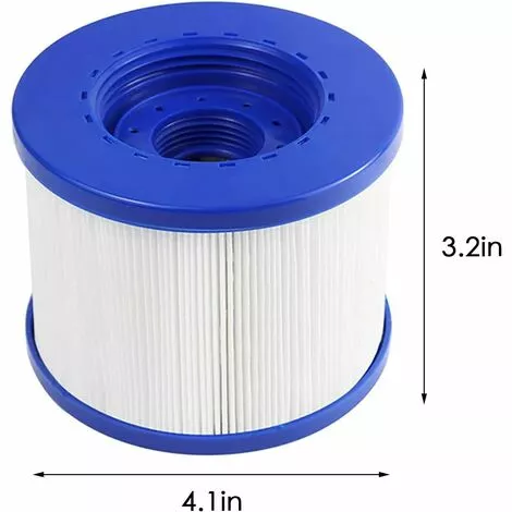 READCLY Lot De 2/4 / 6 Cartouches Filtrantes De Remplacement Pour Spa/Tub, Cartouches De Filtres De Piscine Pour Aqua Spa/B Cool 2 / Be Spa/Ospazia/Hesperide/Sunbay/Water Health/Spark (2 PCS) 4 READCLY Lot De 2/4 / 6 Cartouches Filtrantes De Remplacement Pour Spa/Tub, Cartouches De Filtres De Piscine Pour Aqua Spa/B Cool 2 / Be Spa/Ospazia/Hesperide/Sunbay/Water Health/Spark (2 PCS) – Image 4