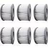 HIASDFLS Lot De 6 Filtres De Jacuzzi Pour Piscines Gonflables Mspa, Version Améliorée, Cartouche De Filtre Compatible Avec Tous Les Jacuzzi Actuels