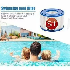 HIASDFLS Cartouches De Filtre De Rechange Piscine Pour Intex S1, Filtre À Pour Remous Pour Purespa 29001E,Filtre Spa - Cartouches De Rechange Pour Piscine,Spa,Baignoire (6Pièces) -Pompe et filtre de piscine Soldes 48541806 5