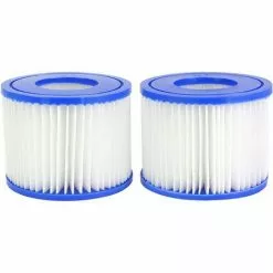 SUPERMARKET Cartouche Filtrante VI Pour Bestway, Hot Tub Filtre, Cartouches De Filtre De Piscine Pour Lay-Z-Spa, Paris, Miami, Vegas, Monaco, Palm Springs, 2 Filtres，Superma