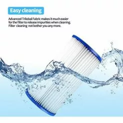 LITZEE Filtres De Piscine Noyau En Papier Type De Filtre A / C Pompe De Filtre De Piscine Pompe De Filtre Nettoyage Facile à Utiliser Utilisation Répétée Pour Le Nettoyage De Piscine Remplacement De Type A O (Taille : 1 Paquet) -Pompe et filtre de piscine Soldes 51553214 3