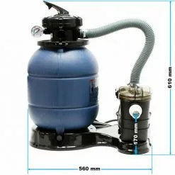 HELLOSHOP26 Filtre à Sable Système De Filtration Pompe De Filtration Pompe De Piscine 6000 Litres Par Heure 7 HELLOSHOP26 Filtre à Sable Système De Filtration Pompe De Filtration Pompe De Piscine 6000 Litres Par Heure -Pompe et filtre de piscine Soldes 51649342 3