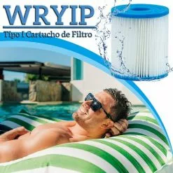 VERSAILLESFR Cartouche Filtre Piscine Type I Pour Bestway Pompe De Piscine, Filtre Cartouche Type I, Cartouches Type I Pour Bestway 4 Pièces -Versailles -Pompe et filtre de piscine Soldes 51766373 3