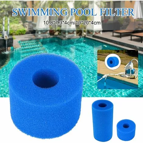 ABCRITAL Éponge De Filtre De Piscine, éponge De Cartouche Filtrante Pour Filtre Réutilisable Et Lavable, Filtre De Piscine Pour Accessoires De Nettoyage De Piscine Nettoyage De Spa, 4PC, Accessoire De La Piscine 2 ABCRITAL Éponge De Filtre De Piscine, éponge De Cartouche Filtrante Pour Filtre Réutilisable Et Lavable, Filtre De Piscine Pour Accessoires De Nettoyage De Piscine Nettoyage De Spa, 4PC, Accessoire De La Piscine – Image 2