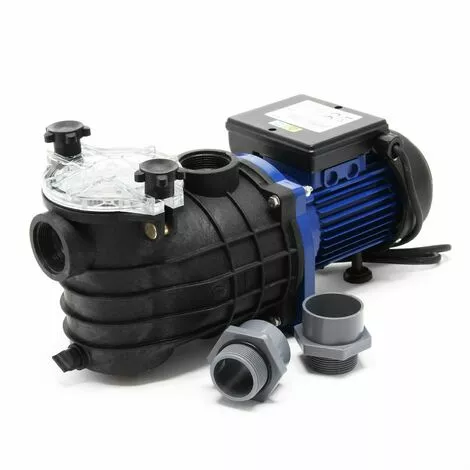 HELLOSHOP26 Pompe De Piscine 370 Watts Débit 220l/min Pompe De Circulation 11 M Filtration Eau 2 HELLOSHOP26 Pompe De Piscine 370 Watts Débit 220l/min Pompe De Circulation 11 M Filtration Eau – Image 2