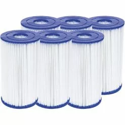 Lot De 6 Cartouches De Filtration Type III/A - Bestway - Blanc