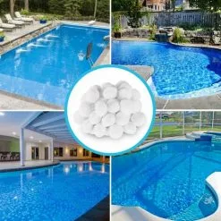 REGALI Boules De Filtre De Piscine 700g, Balles Filtrantes, Média Filtre à Fibres Pour Piscine Filtres à Sable Filtrage De L'eau, Alternative Pour De Sable Filtrant, Filtre Pour Piscine -Pompe et filtre de piscine Soldes 53994366 3