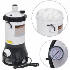 Hommoo Pompe Filtrante De Piscine Intex Bestway 185 W 4,4 M³/h