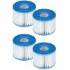 VIKING CHOICE Filtres De Piscine - 9cm X 8cm - Lot De 4 Pièces - Pompe Type 1 - Jusqu'à 1249 Litres Par Heure