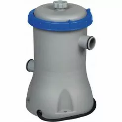 Lay-Z-Spa Bestway POMPE DE FILTRATION FLOWCLEAR - Cartouche Filtrante II - Pompe à Filtre à Cartouche - Bleu - Gris - 3,2 Cm - 1100 L - 14300 L - 220 - 240 V (58383)