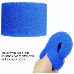 Betterlife Éponge Filtrante Type S1 Filtres De Piscine En Mousse, Cartouche Filtrante RéUtilisable Pour Intex Type S1, Mousse Pour Piscine, Aquarium, Spa(4 Pièces) -Pompe et filtre de piscine Soldes 54555015 5