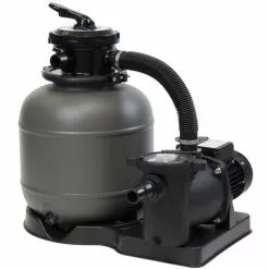 PLANET POOL EDENEA - Groupe De Filtration Piscine Hors Sol - Pompe + Filtre à Sable - Volume 20-25m3-6 M3/h - Puissance 400W - Noir