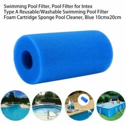 SUPERSELLER Filtre De Piscine, Filtre De Piscine Pour Intex Type A Filtre De Piscine Réutilisable/lavable Cartouche De Mousse éponge Nettoyeur De Piscine, Bleu 10cmx20cm - Bleu - Bleu 8 SUPERSELLER Filtre De Piscine, Filtre De Piscine Pour Intex Type A Filtre De Piscine Réutilisable/lavable Cartouche De Mousse éponge Nettoyeur De Piscine, Bleu 10cmx20cm - Bleu - Bleu -Pompe et filtre de piscine Soldes 54923187 4