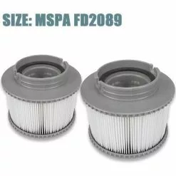 HKLFFJA Cartouches De Filtre De Piscine, Filtre Cartouches De Rechange De Filtre MSpa Pour Baignoire, Spa, Piscine (2pcs)