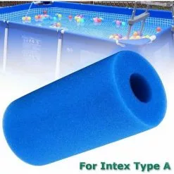 PERLE RARE Éponge Filtrante Type A, Mousse Pour Filtre Piscine, Filtre Piscine Lavable Reutilisable, Filtre Éponge Cartouche, Filtre Spa Intex Reutilisable, 2 Pièces -Pompe et filtre de piscine Soldes 55029503 5
