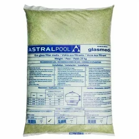 SUINGA Lit Filtrant En Verre ECO 3,0 - 7,0 Mm, Sac De 25 KG 1 SUINGA Lit Filtrant En Verre ECO 3,0 - 7,0 Mm, Sac De 25 KG