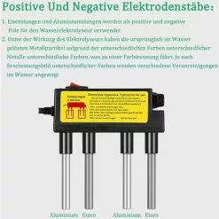 Eau Electrolyseur Test Électrolyse Outils De L'eau Eau Pureté Level Meter Qualité De L'eau Testeur Regard， Fontainebleau -Pompe et filtre de piscine Soldes 55255405 5